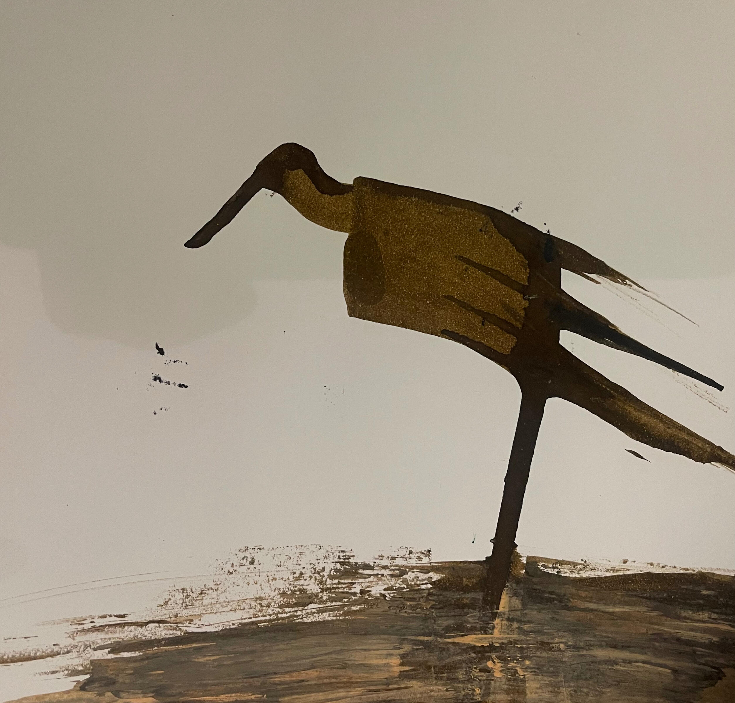Baqbaqu in Absolute Poverty, 2023 · Ink on cardboard · 25 × 25 cm