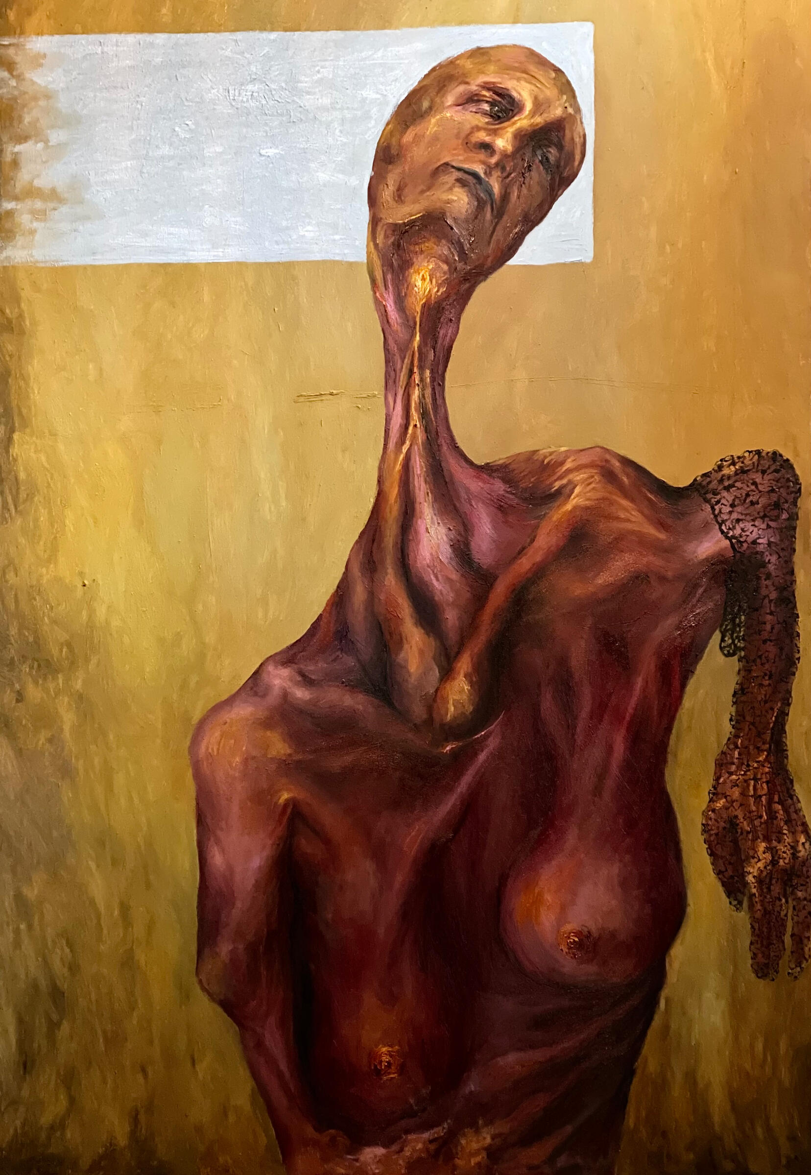 Don’t Die There, 2023 · Oil paint on canvas · 100 × 130 cm