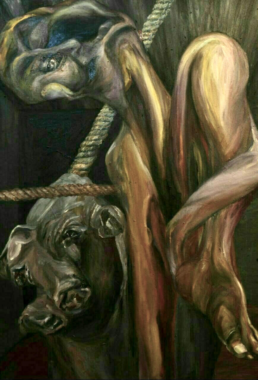 Kle, 2017 · Oil paint on canvas · 70 × 100 cm