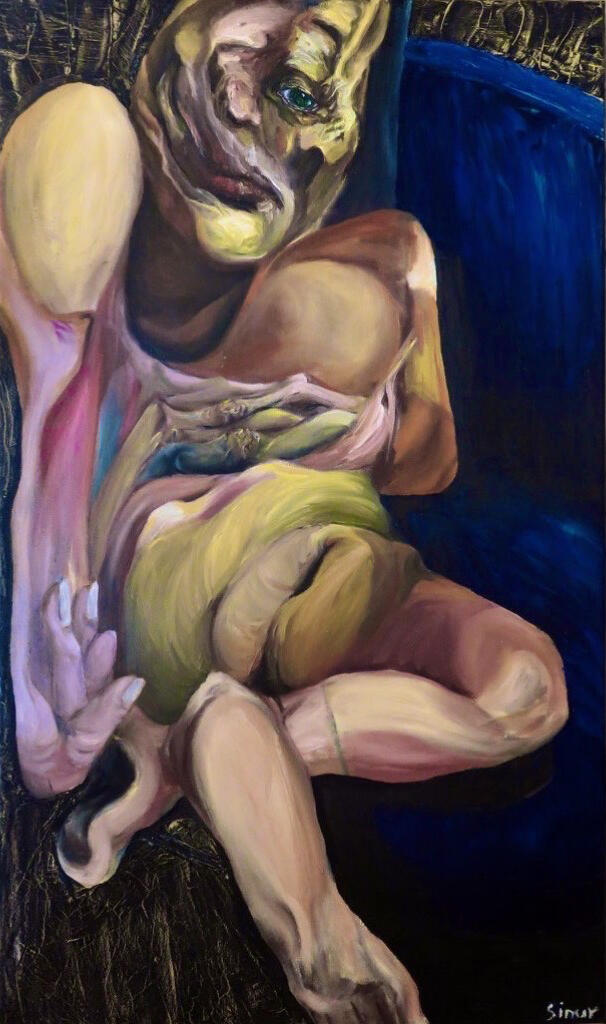 Untitled VIII, 2017 · Oil paint on canvas · 70 × 120 cm