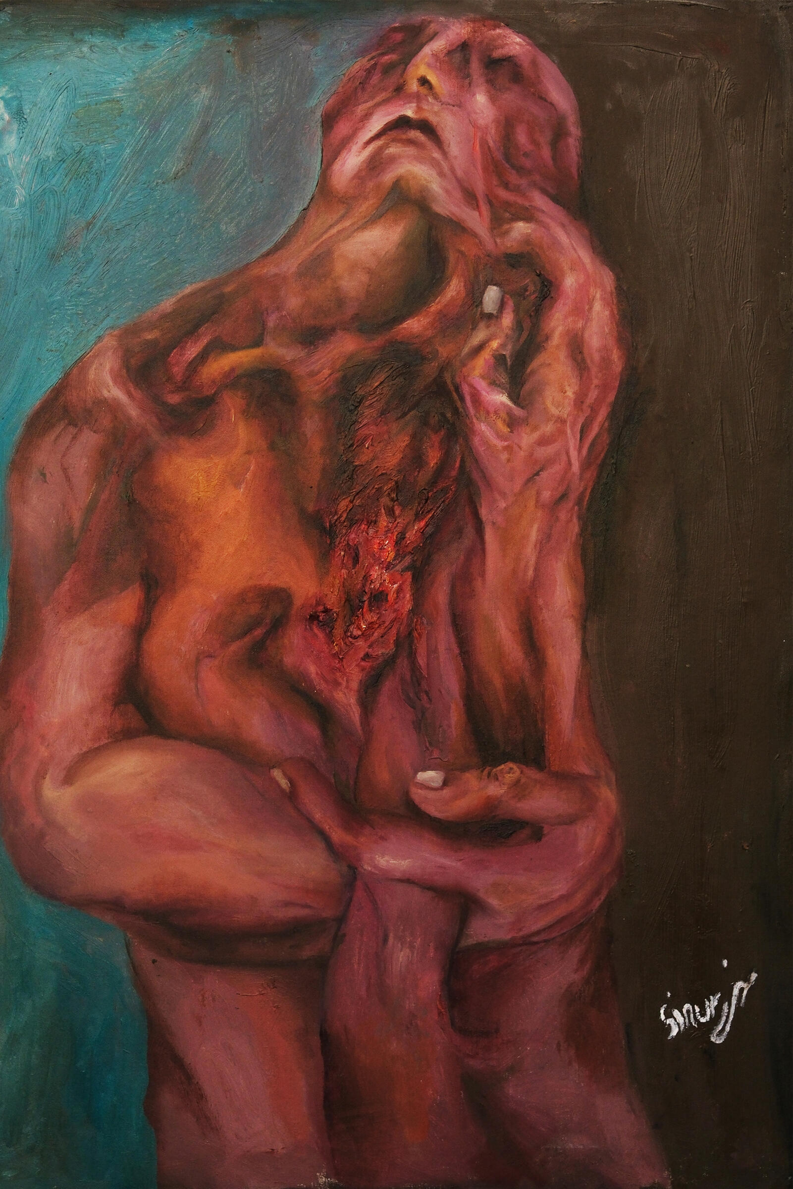 Untitled II, 2019 · Oil paint on canvas · 70 × 100 cm