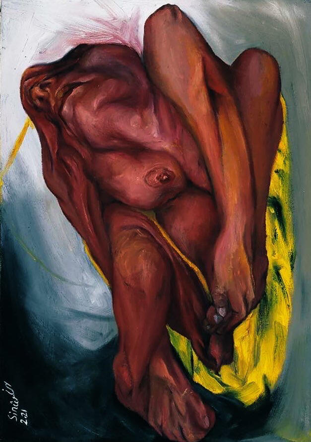 Untitled VI, 2021 · Oil paint on canvas · 50 × 70 cm