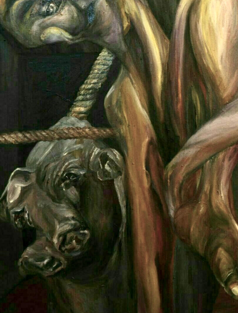 Detail of a figurative painting from Miscellaneous.